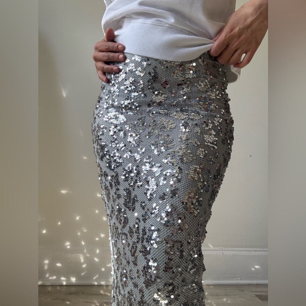 Zara NWOT sequin skirt